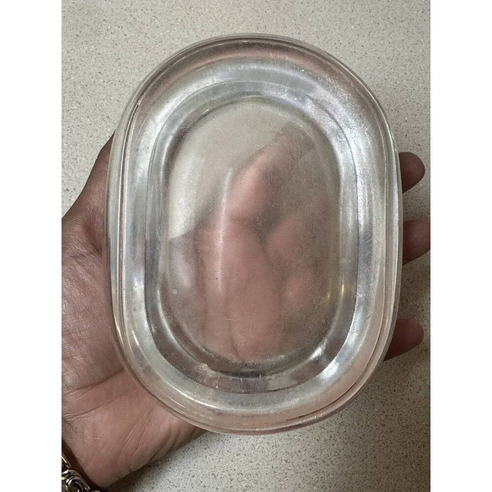 Vintage MCM Acrylic Lucite Soap Dish Trinket Jewelry - MINIMALIST VTG